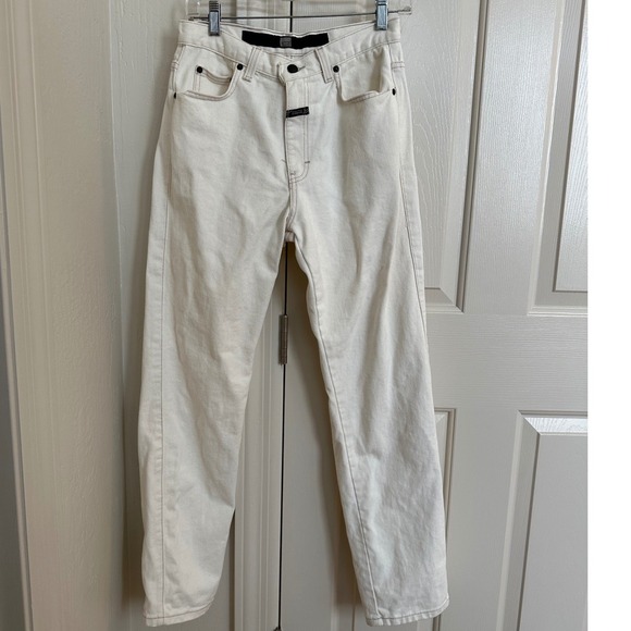 Vintage Marithé François Girbaud Off White Jeans Sz 10 - 27 100%‎ Cotton Mexico